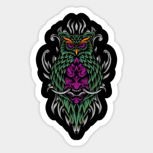 Owl kidnapper Sticker